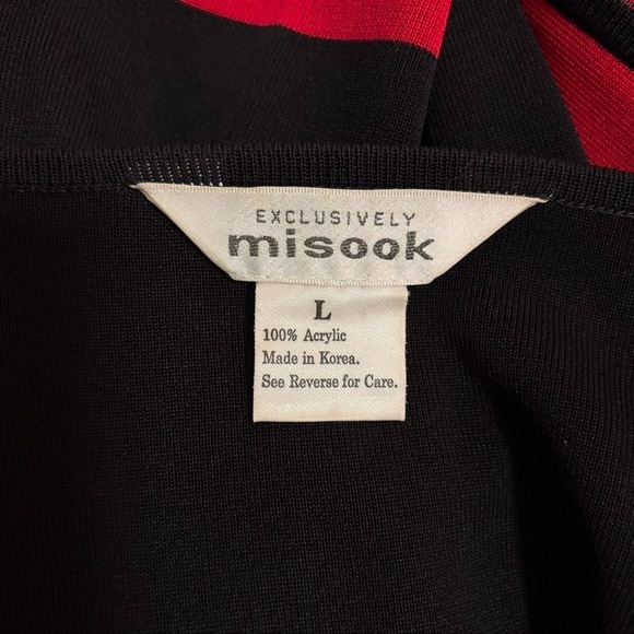 Exclusively Misook Designer Red and Black Blazer New Without Tags Size Large - Picture 4 of 10